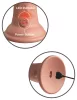King Cock Elite 6 - élethű vibrátor 15cm (sötét natúr)