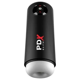 PDX Elite Moto Milker - lökő-rezgő maszturbátor (fekete)