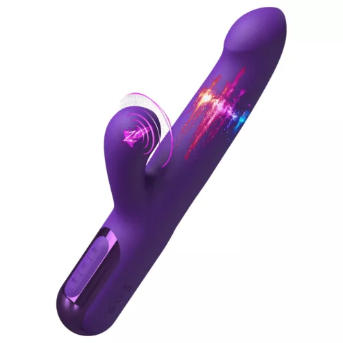 Fantasy For Her - 2in1 lökő vibrátor és csiklóizgató (lila)