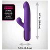 Fantasy For Her - 2in1 lökő vibrátor és csiklóizgató (lila)