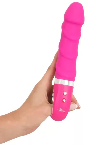 SMILE Soft - akkus, melegítő vibrátor (pink)