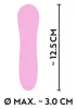 Cuties Mini - akkus, vízálló, spirál vibrátor (pink)