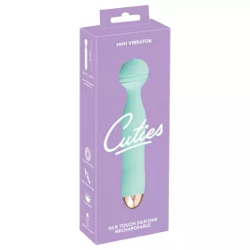   Cuties Mini Wand - akkus, vízálló, masszírozó vibrátor (zöld)