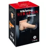 You2Toys Strap-on - üreges, felcsatolható vibrátor (natúr)