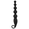 ANOS Anal Beads - gyöngyös anál vibrátor (fekete)