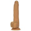 Naked Addiction Thrusting 9 - lökő vibrátor - sötét (23cm)