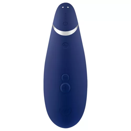 Womanizer Premium 2 - léghullámos csiklóizgató (kék)