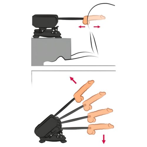 The Banger Fucking Machine - szexgép + 2 dildó és 1 műpunci