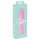 Cuties Mini 3 - akkus, vízálló, bordázott vibrátor (pink)
