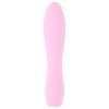 Cuties Mini 3 - akkus, vízálló, bordázott vibrátor (pink)