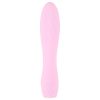 Cuties Mini 3 - akkus, vízálló, bordázott vibrátor (pink)