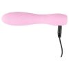 Cuties Mini 3 - akkus, vízálló, bordázott vibrátor (pink)