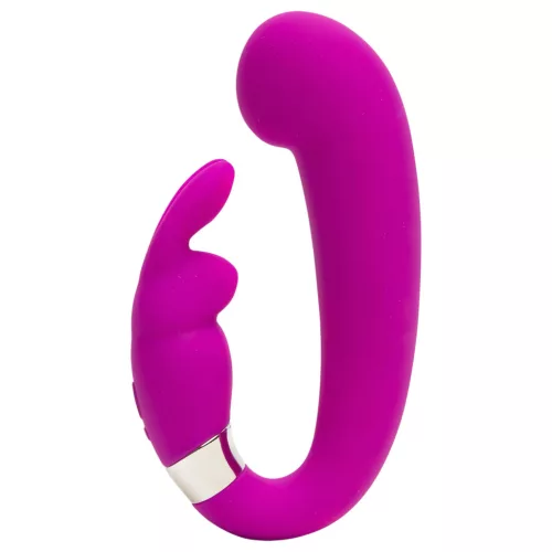 Happyrabbit Mini G - akkus, csiklókaros G-pont vibrátor (lila)