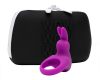 Happyrabbit Cock Kit - vibrációs péniszgyűrű tárolóval (lila)