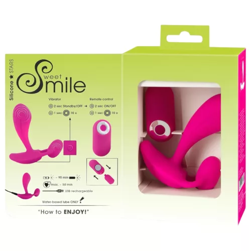 SMILE RC - akkus, rádiós G-pont vibrátor (pink)