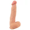 Nature Skin - AI Dream Girl élethű dildó mozgatható bőrrel és herékkel (25 cm)