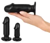 Anos Training Kit - anál plug szett (3 részes) - fekete
