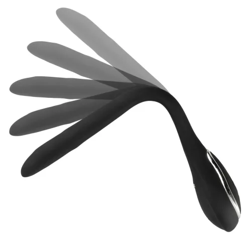 Penis Plug Dilator - akkus, vibrációs dilátor (1,1cm) - fekete