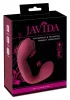 Javida Thumping - pulzáló G-pont és csikló vibrátor (piros)