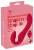 You2Toys Strapless - rádiós, felcsatolható vibrátor (piros)