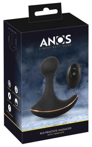 ANOS - vízálló anál vibrátor (fekete)