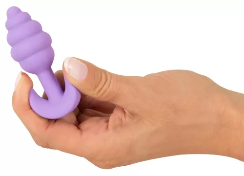 Cuties Mini Butt Plug - szilikon anál plug - lila (2,8cm)
