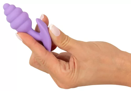 Cuties Mini Butt Plug - szilikon anál plug - lila (2,8cm)