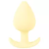 Cuties Mini Butt Plug - szilikon anál plug - sárga (3,1cm)