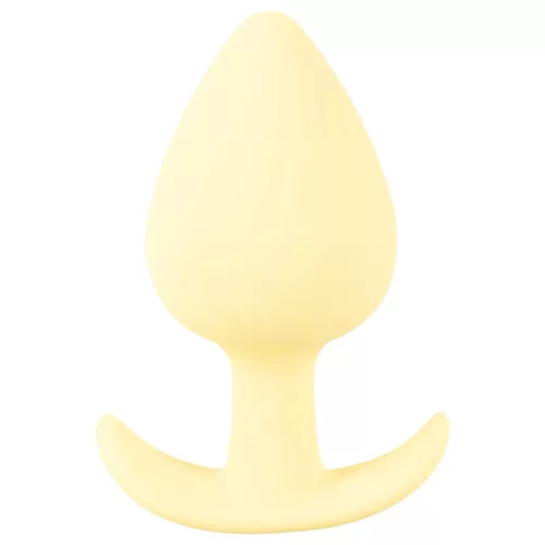 Cuties Mini Butt Plug - szilikon anál plug - sárga (3,1cm)