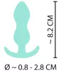 Cuties Mini Butt Plug - szilikon anál plug - menta (2,3cm)