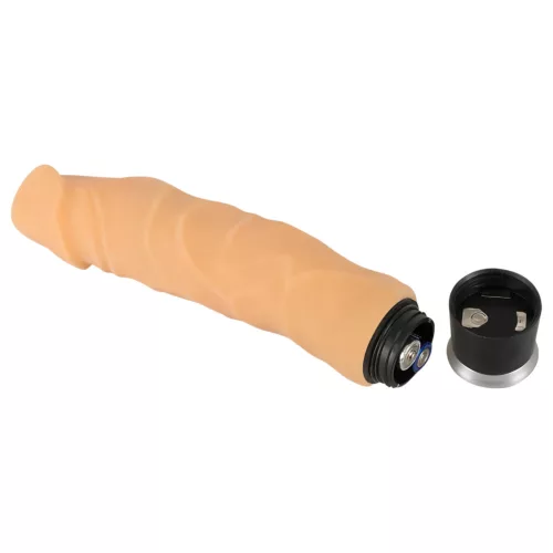 Nature Skin - élethű vibrátor - natúr (23cm)