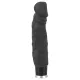 Nature Skin - élethű vibrátor - fekete (22cm)