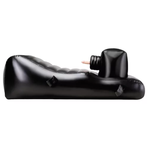 Louisiana Lounger - szexgép beépített vibrátorral (fekete)
