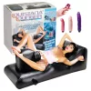 Louisiana Lounger - szexgép beépített vibrátorral (fekete)