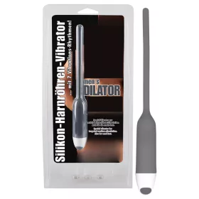  You2Toys - DILATOR - szilikon dilátor vibrációval - szürke (6mm)