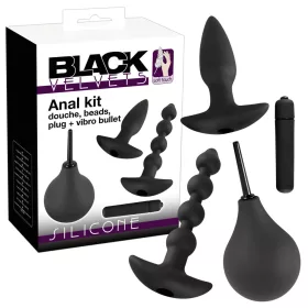 Black Velvets anál vibrátor készlet (4 részes)