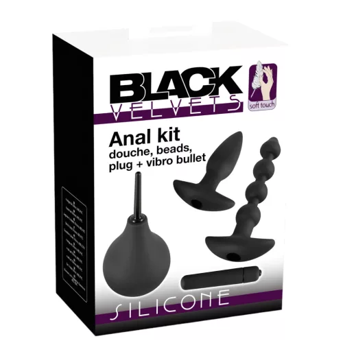 Black Velvets anál vibrátor készlet (4 részes)