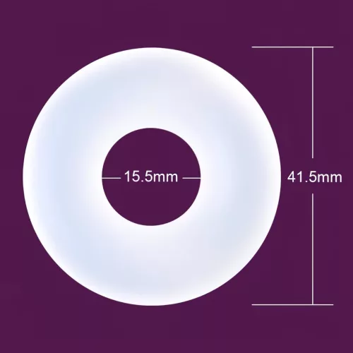Durex Pleasure Ring - péniszgyűrű (átlátszó)