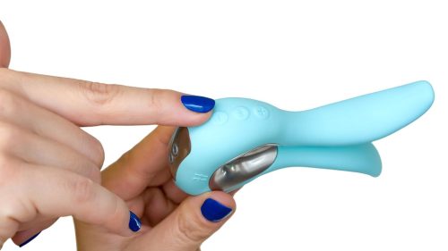 G-vibe Mini - USB-s szilikon vibrátor (menta)