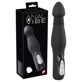 You2Toys - Anal Vibe - lökő, anál vibrátor (fekete)