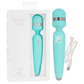   Pillow Talk Cheeky Wand - akkus masszírozó vibrátor (türkiz)