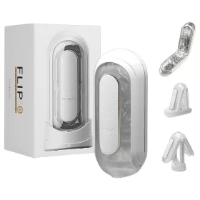 TENGA Flip Zero - vibrációs maszturbátor (fehér)