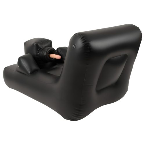 Dark Magic - elemes szexgép ággyal (fekete)