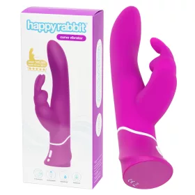 Happyrabbit Curve - vízálló csiklókaros vibrátor (lila)