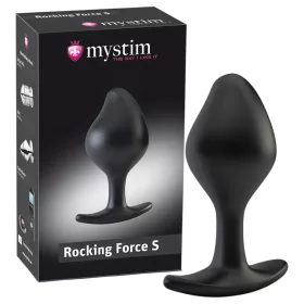 mystim Rocking Force S - elektro anál plug - kicsi (fekete)
