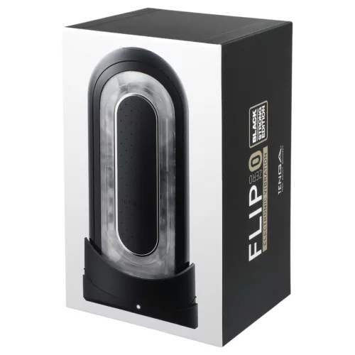 TENGA Flip Zero - vibrációs maszturbátor (fekete)