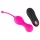 SMILE Love Balls - akkus, rádiós vibrációs tojás (pink)