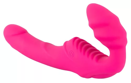 Double2Teaser - felcsatolható vibrátor tartópánt nélkül (pink)