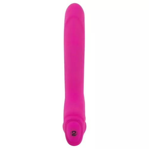 Double2Teaser - felcsatolható vibrátor tartópánt nélkül (pink)