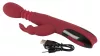 You2Toys Massager - lökő-forgó, melegítő G-pont vibrátor (piros)